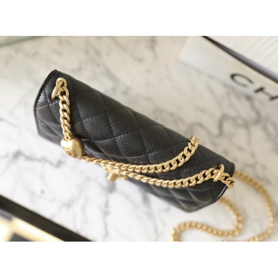  CHANEL Camellia Adjusting Buckle with Gold CC Logo WOC CHB001