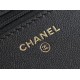  CHANEL Camellia Adjusting Buckle with Gold CC Logo WOC CHB001