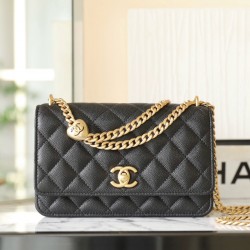  CHANEL Camellia Adjusting Buckle with Gold CC Logo WOC CHB001