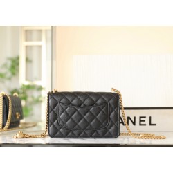  CHANEL Camellia Adjusting Buckle with Gold CC Logo WOC CHB001