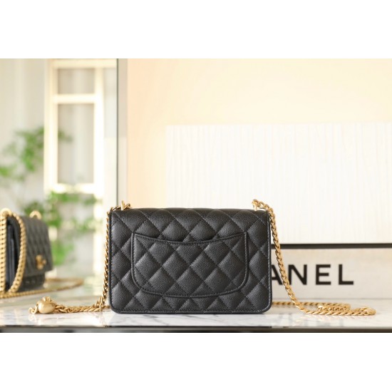  CHANEL Camellia Adjusting Buckle with Gold CC Logo WOC CHB001