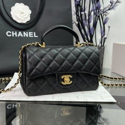  CHANEL Caviar Quilted Mini Top Handle Rectangular Flap CHB004