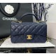  CHANEL Caviar Quilted Mini Top Handle Rectangular Flap CHB004