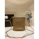  CHANEL Mini 22 Bag Gold Macrame Calfskin Gold Hardware CHB026