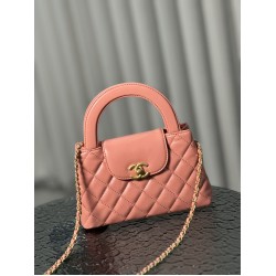  CHANEL 24A kelly Calfskin top handle CHB039