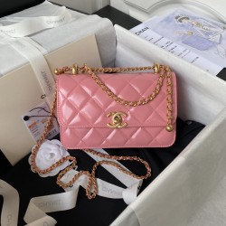 CHANEL AS4008 Small Carry Me Flap Handbag CHB055