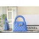 CHANEL  Kelly Bag Purple For Women 7.8in CHB070