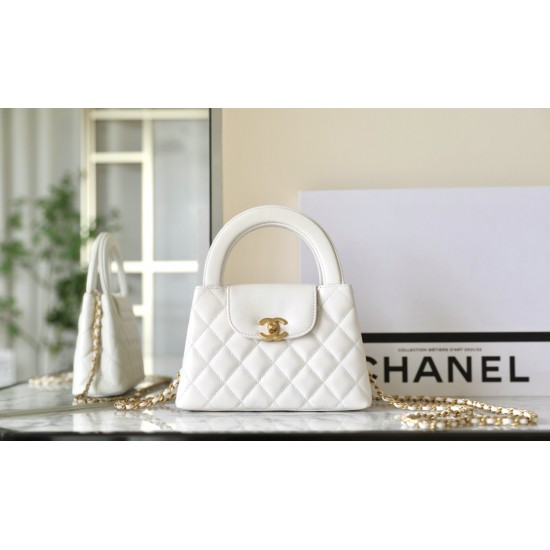 CHANEL  Kelly Bag Purple For Women 7.8in CHB070