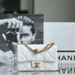 CHANEL Calfskin Mini Flap Shoulder Bag CHB074