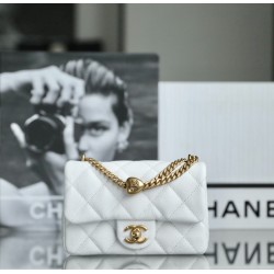 CHANEL Calfskin Mini Flap Shoulder Bag CHB074