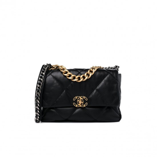  CHANEL19 Flap Bag Goatskin/Lambskin High CHB075