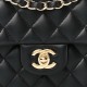 CHANEL Caviar Quilted Medium Double Flap Black CHB077