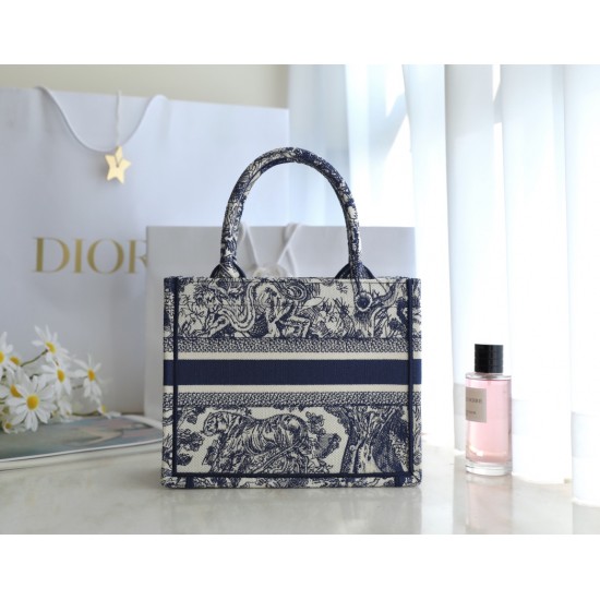 DOIR Small Book Tote Toile de Jouy Bolsas M1296 DOB079