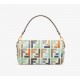 Fendi Baguette Multicolor canvas bag with FF embroidery FDB001