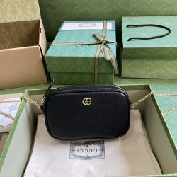 GUCCI GG Marmont Mini Leather Shoulder Bag GUB012