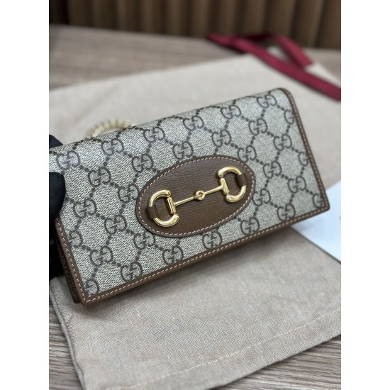 GUCCI Horsebit 1955 Wallet 621892 GUB046