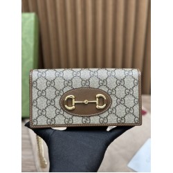 GUCCI Horsebit 1955 Wallet 621892 GUB046