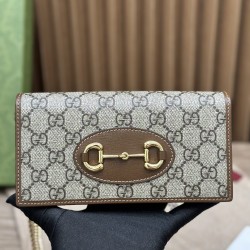 GUCCI Horsebit 1955 Wallet 621892 GUB046