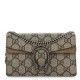 GUCCI GG Supreme Monogram Super Mini Dionysus Shoulder Bag Taupe GUB061