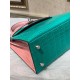 HERMES  Kelly25 HSS Shiny Aligator Crocodile HEB007