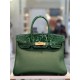 HERMES  Birkin 25 Matte Alligator HEB008