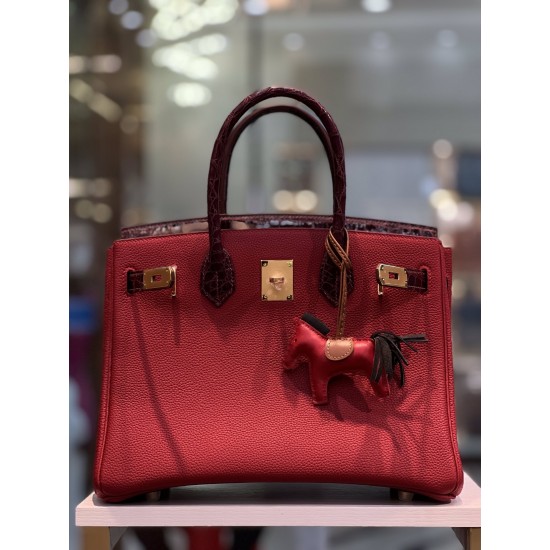 HERMES  Birkin 25 Matte Alligator HEB008