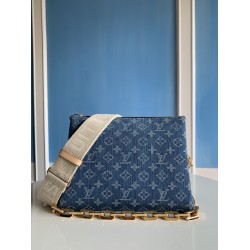 Louis Vuitton M24564 Coussin PM Denim Blue LVB009