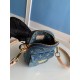  Louis Vuitton M82948 Fairfax Pochette Denim Blue LVB038