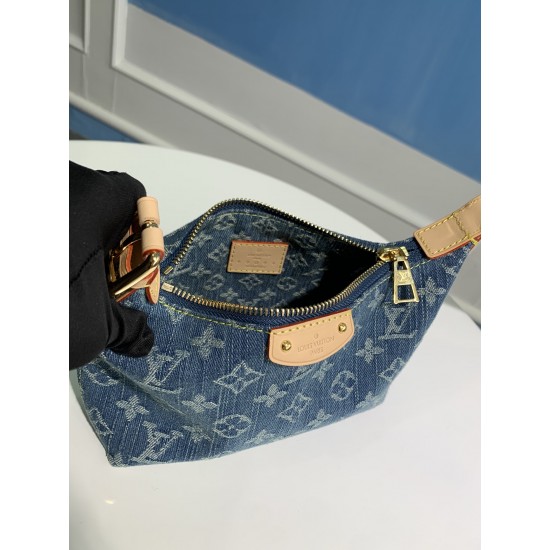 Louis Vuitton M82949 Hills Pochette Denim Blue LVB039