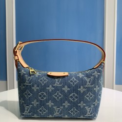 Louis Vuitton M82949 Hills Pochette Denim Blue LVB039