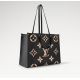 LOUIS VUITTON Empreinte Monogram Giant Onthego MM Black Beige M45945 LVB063