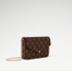 Louis Vuitton Felicie Pochette Chain Wallet Monogram Canvas M61276 LVB064