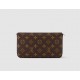 Louis Vuitton Felicie Pochette Chain Wallet Monogram Canvas M61276 LVB064