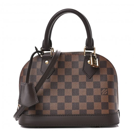 LOUIS VUITTON Damier Ebene Alma BB N40606 LVB076