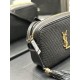 YSL Saint Laurent Woven Raffia Lou Camera Bag YB021